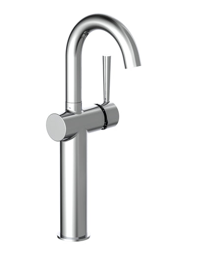 Ngk schutte cornwall ééngreepsmeraan voor wastafel opbouw | chroom 79011