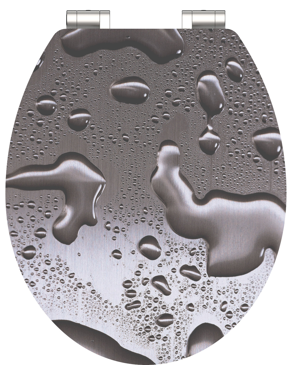 Schutte mdf high gloss wc-bril grey steel met soft-close 80523