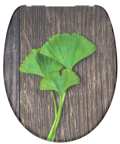 Ngk schutte duroplast wc-bril gio wood met soft-close 82154