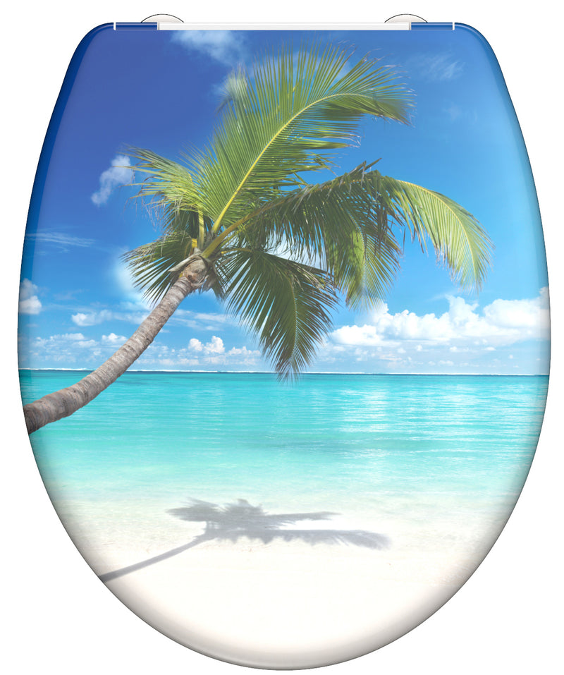 Schutte duroplast wc-bril carribean met soft-close en quick-release 82363