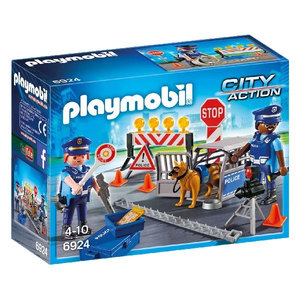 Playmobil City Action Politiewegversperring 6924