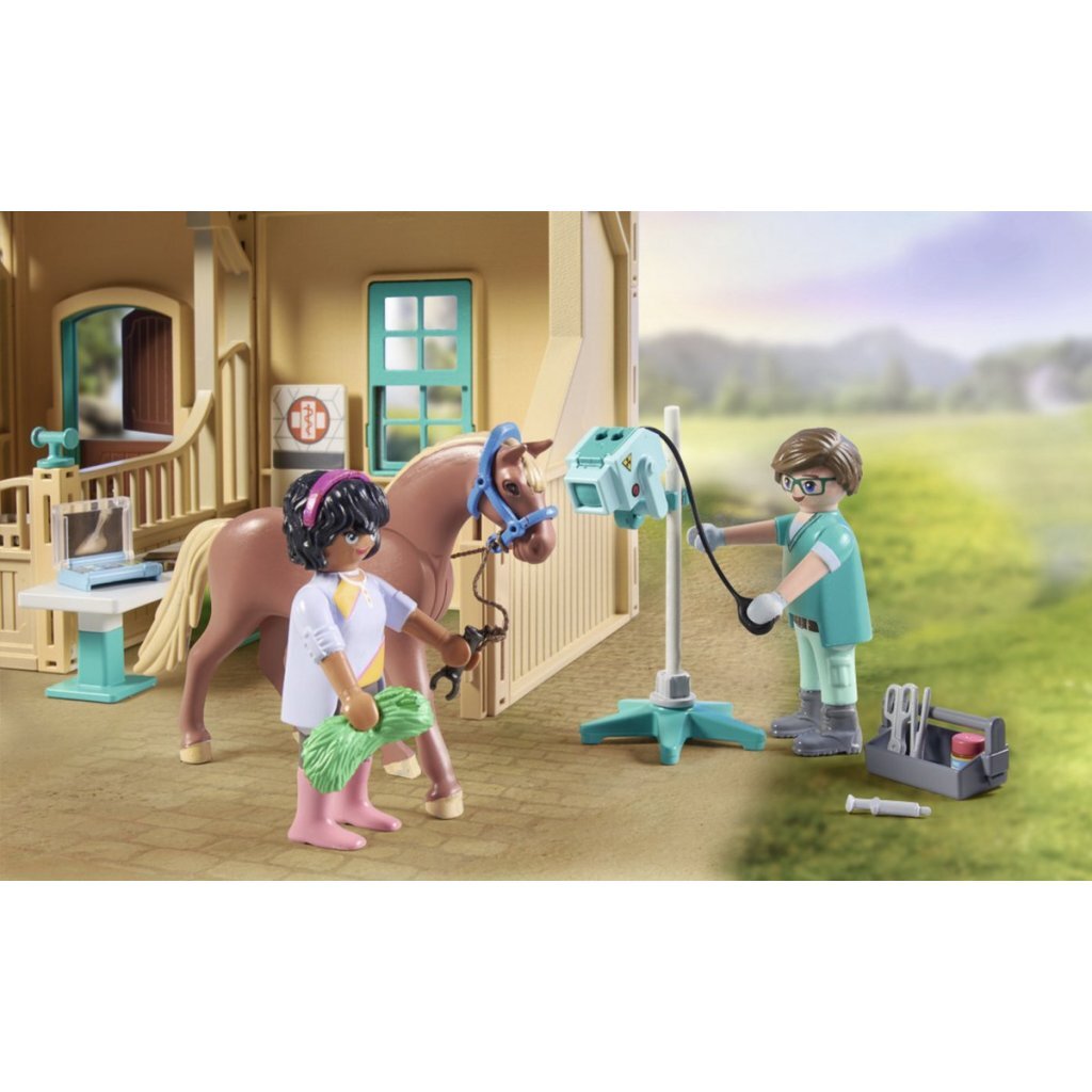 Playmobil Horses of Waterfall Paardrijtherapie Dierenartsenpraktijk 71352