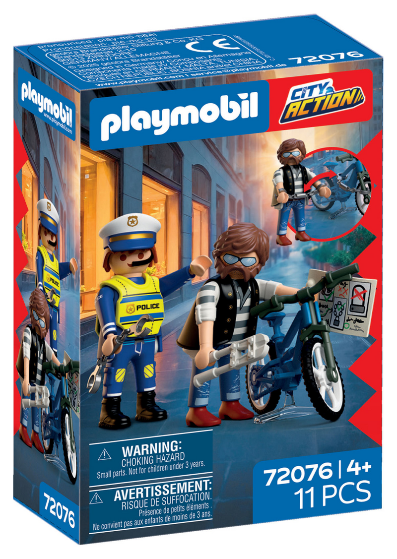Playmobil city action fietsendiefstal