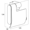 Tiger toiletrolhouder nomad chroom 249130346