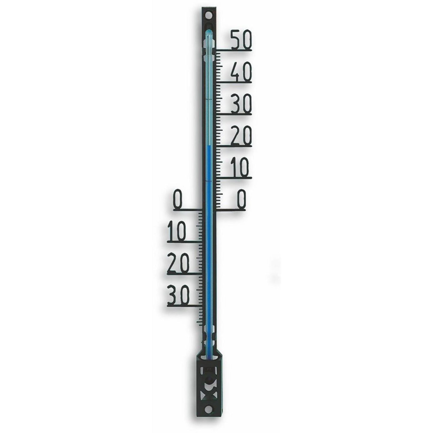 Tfa dostmann tfa muurthermometer zwart 16cm
