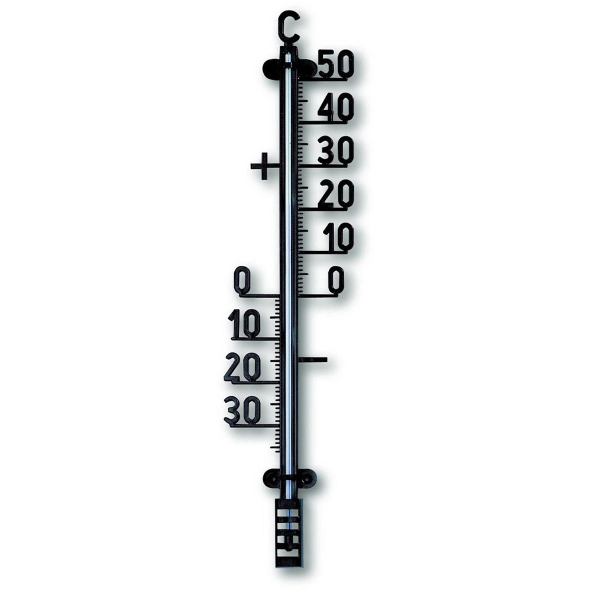 Tfa dostmann muurthermometer kunststof zwart 41,5cm