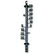 Tfa dostmann muurthermometer kunststof zwart 41,5cm