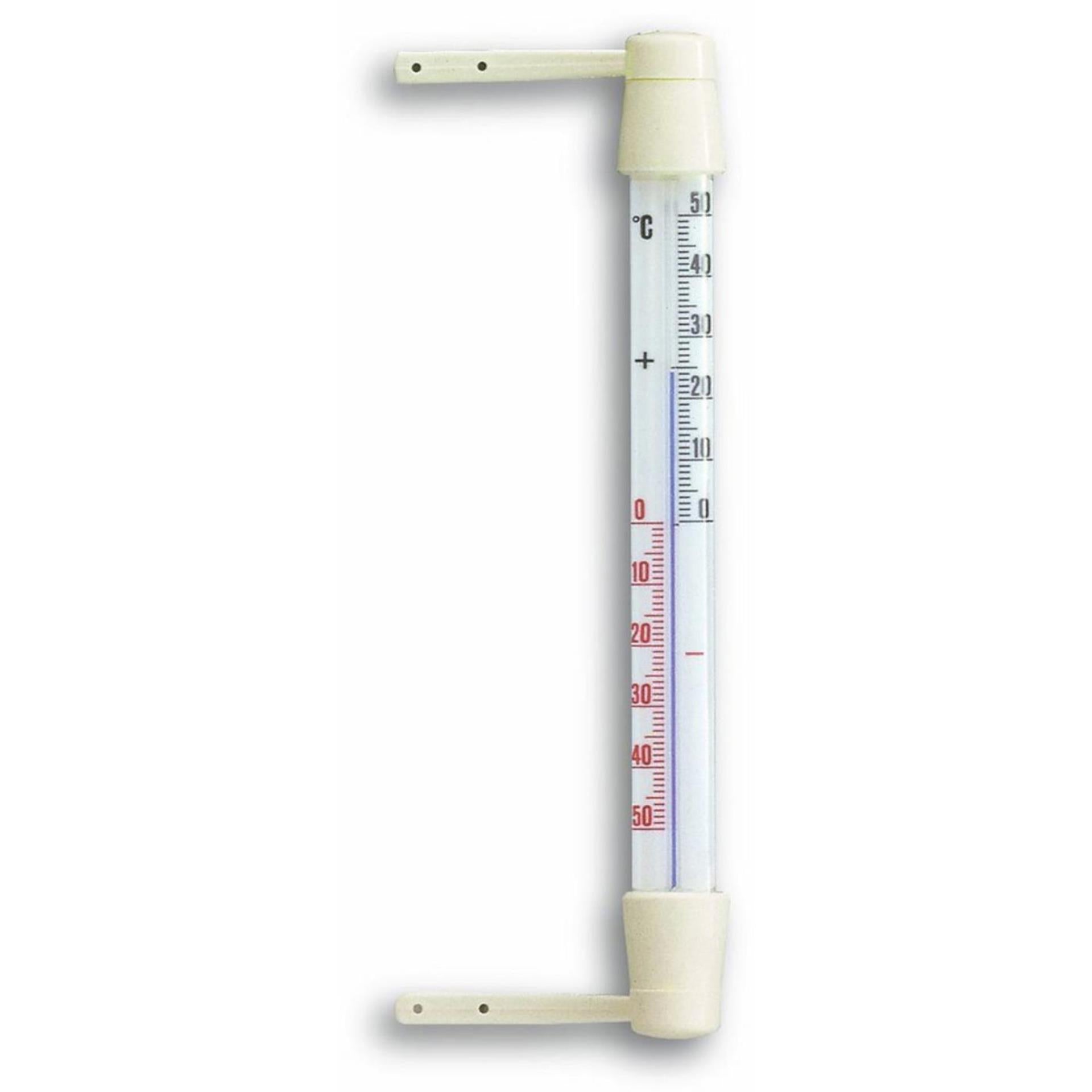 Tfa dostmann raamthermometer kunststof 20cm wit