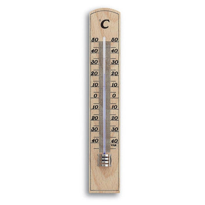 Tfa dostmann kamerthermometer analoog beuken 20cm