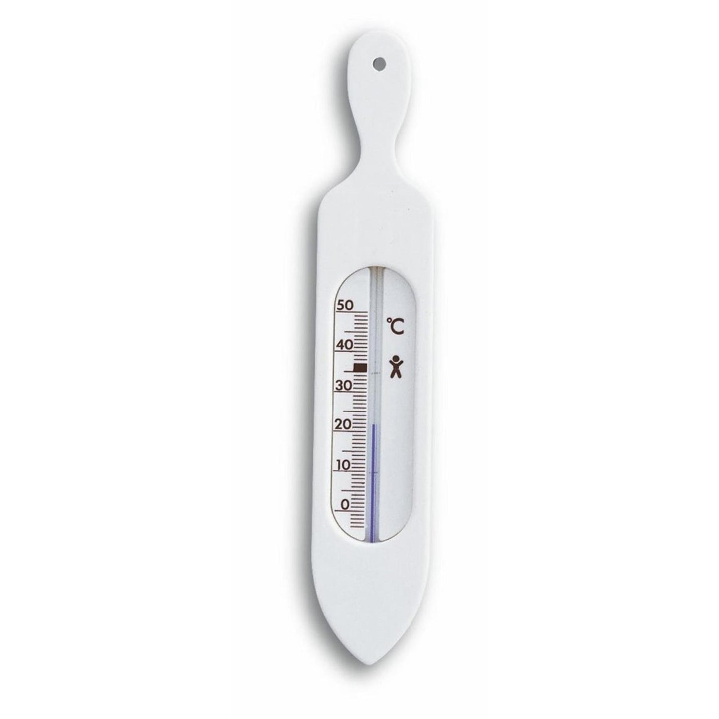 Tfa dostmann tfa badthermometer plastic wit 19,5cm