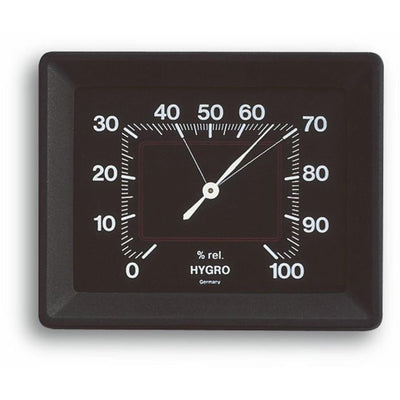 Tfa dostmann hygrometer analoog zwart 10x8cm