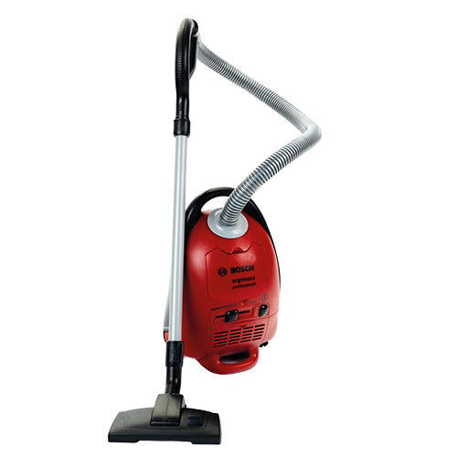 Klein toys bosch stofzuiger - 19x25x74 cm - incl. realistische zuig en geluidseffecten - rood