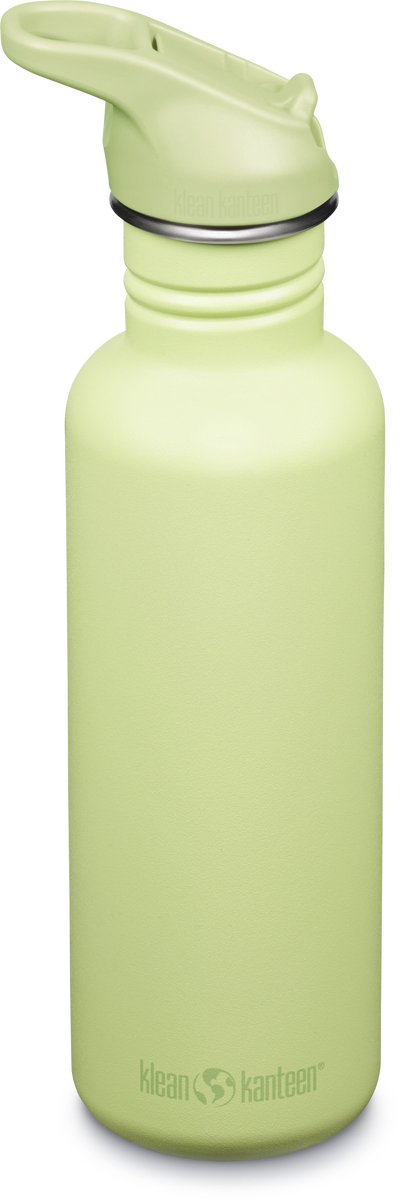 Klean kanteen classic single wall 800ml - flip sport cap shadow lime