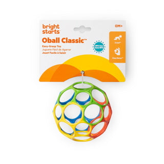 Oball classic babybal multicolor - - vanaf 0 maanden