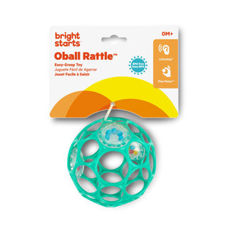 Oball rattle easy grip groen | 3 stuks