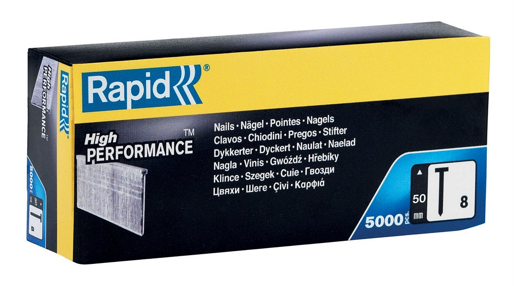 Rapid nr. 8 brads 50 mm, 5.000 stuks - 40100537 - 40100537