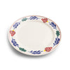 Boerenbont bord plat ã˜24cm doos a 6 stuks, aardewerk