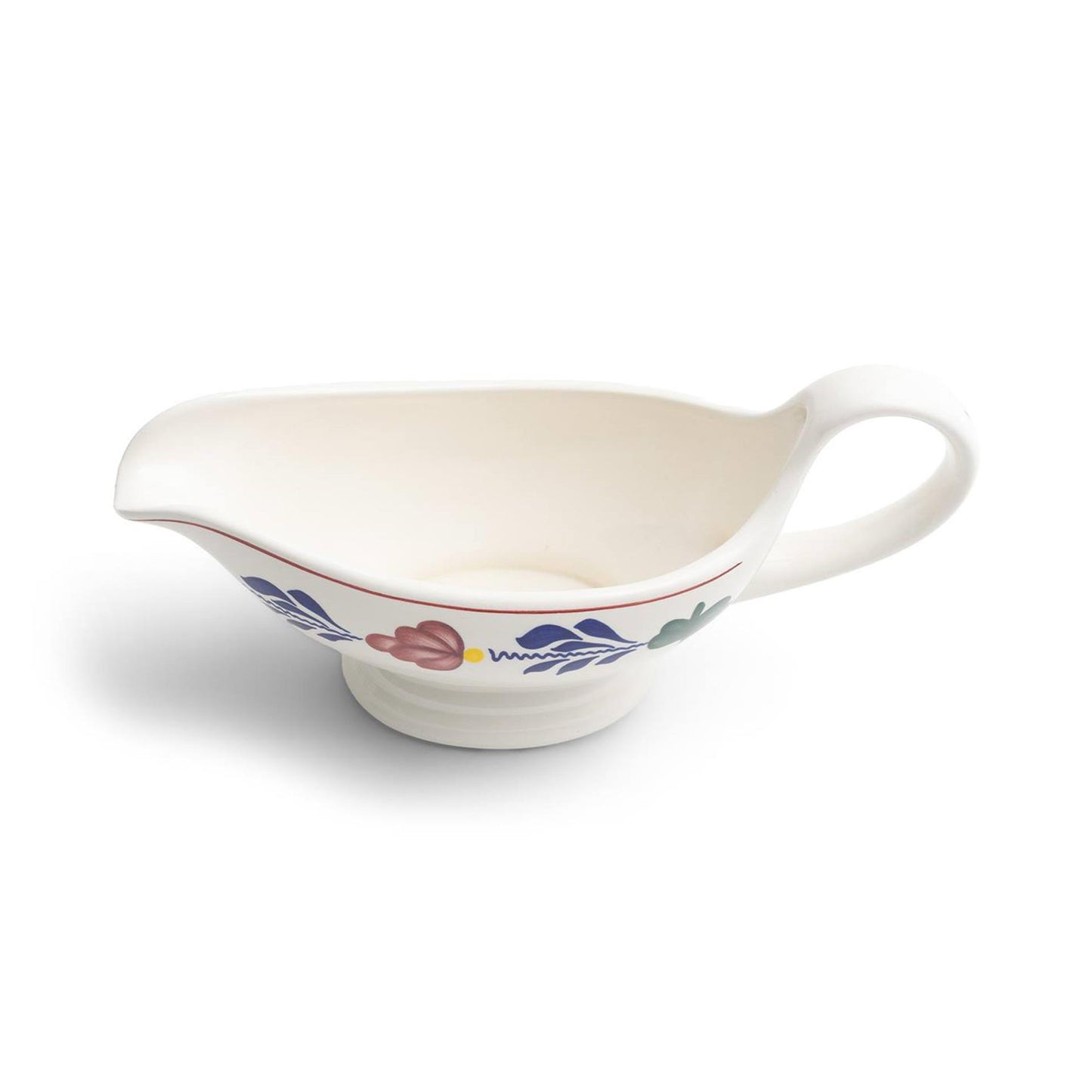 Boerenbont sauskom, afmeting 23x9x12cm, inhoud 430ml, aardewerk