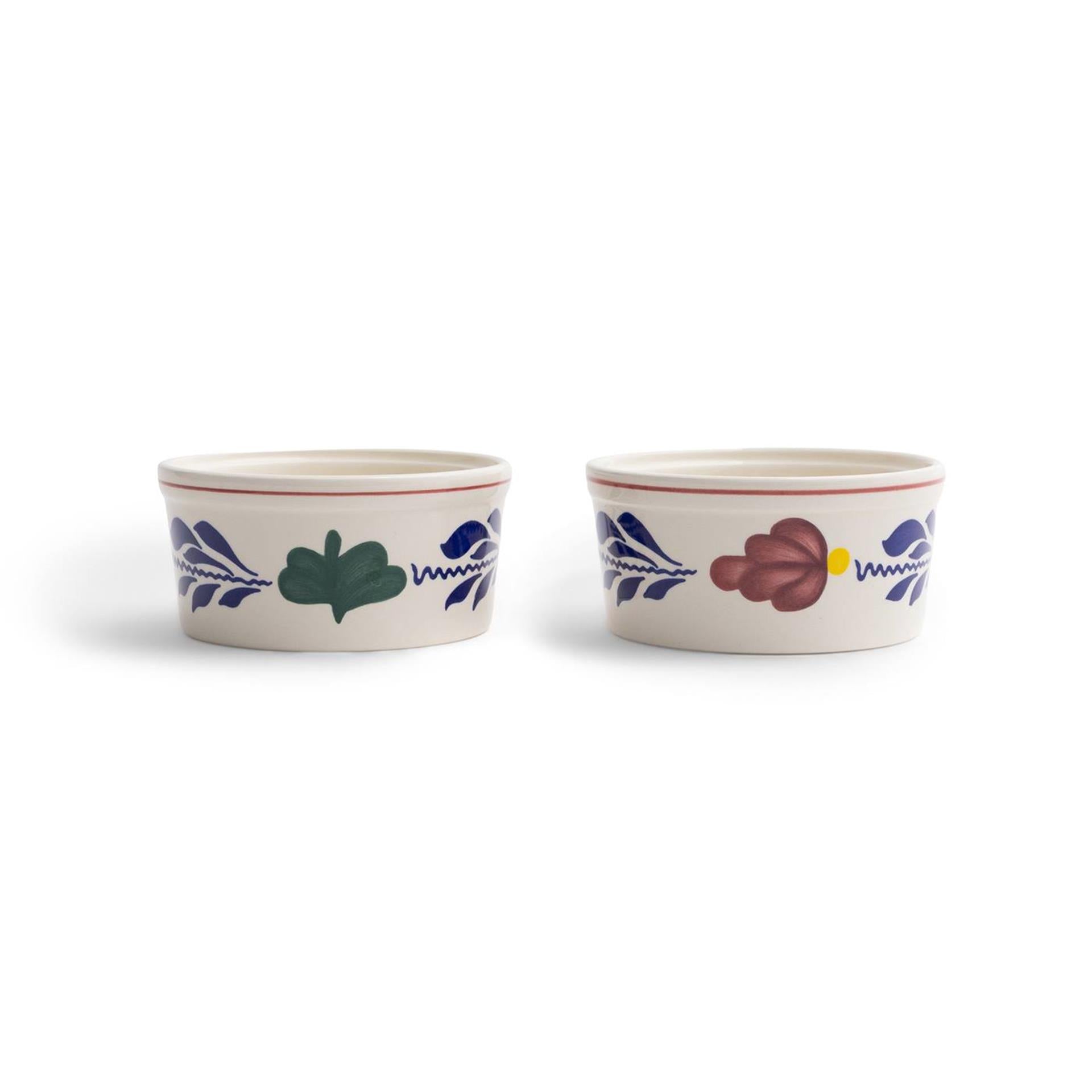 Boerenbont ramekin 9,5cm set 2 schaaltje