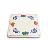 Boerenbont pannenonderzetter afmeting 20x20cm aardewerk - afbeelding 1