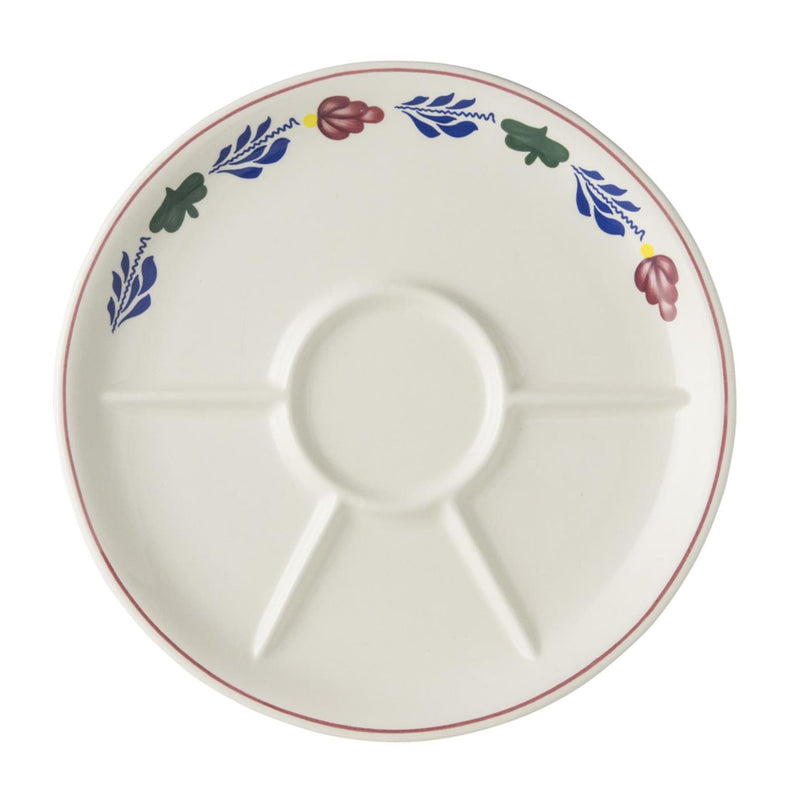 Boerenbont fondueborden ø27cm 6 stuks