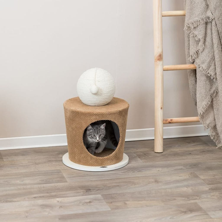 Trixie kattengrot met krabbal 36x50 cm taupe