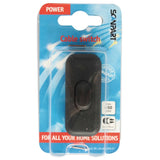 Scanpart snoerschakelaar zwart 1p 2amp - afbeelding 1