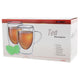 Scanpart dubbelwandige theeglazen 300 ml - thee - theeglas dubbelwandig - 2 stuks