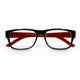 Hama leesbril +2.0 dtp zwart rood