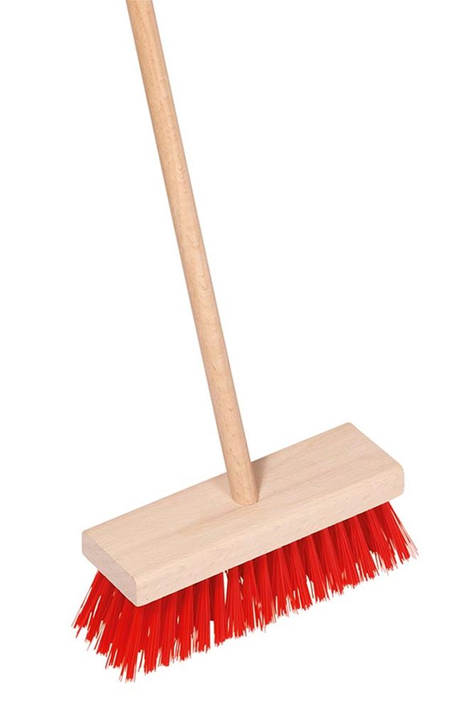 Goki kinderborstel 65 cm rood