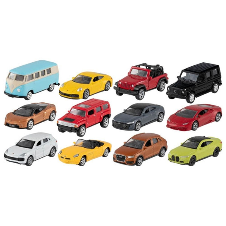 Voertuigassortiment, gegoten, schaal 1:6