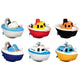 Boot met opwindmotor. 6-6,5 cm. 6 kleure
