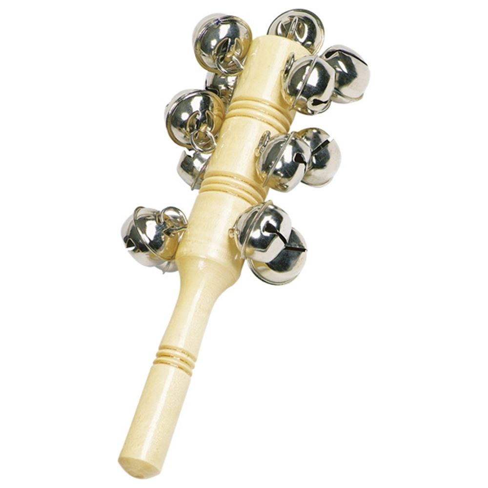 Goki houten instrument bell stick met 13 bellen