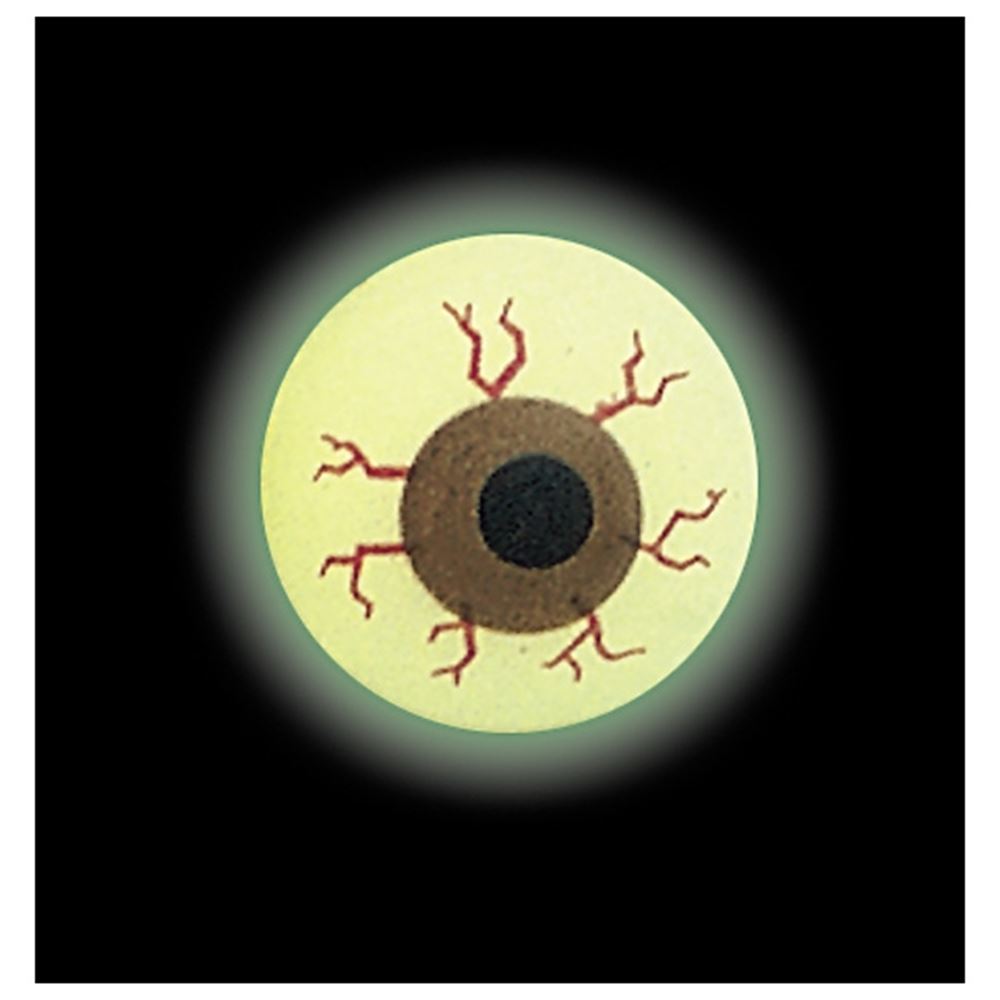 Stuiterende bal - oog, glow-in-the-dark.