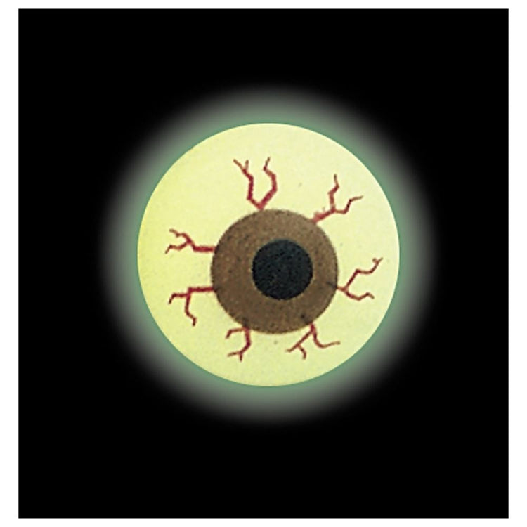 Stuiterende bal - oog, glow-in-the-dark.
