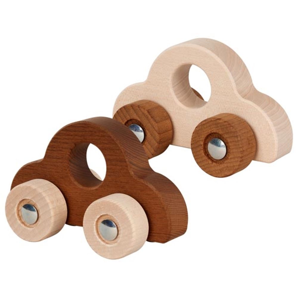 Voertuigen, 2 assorti. goki-natuur. 13,5
