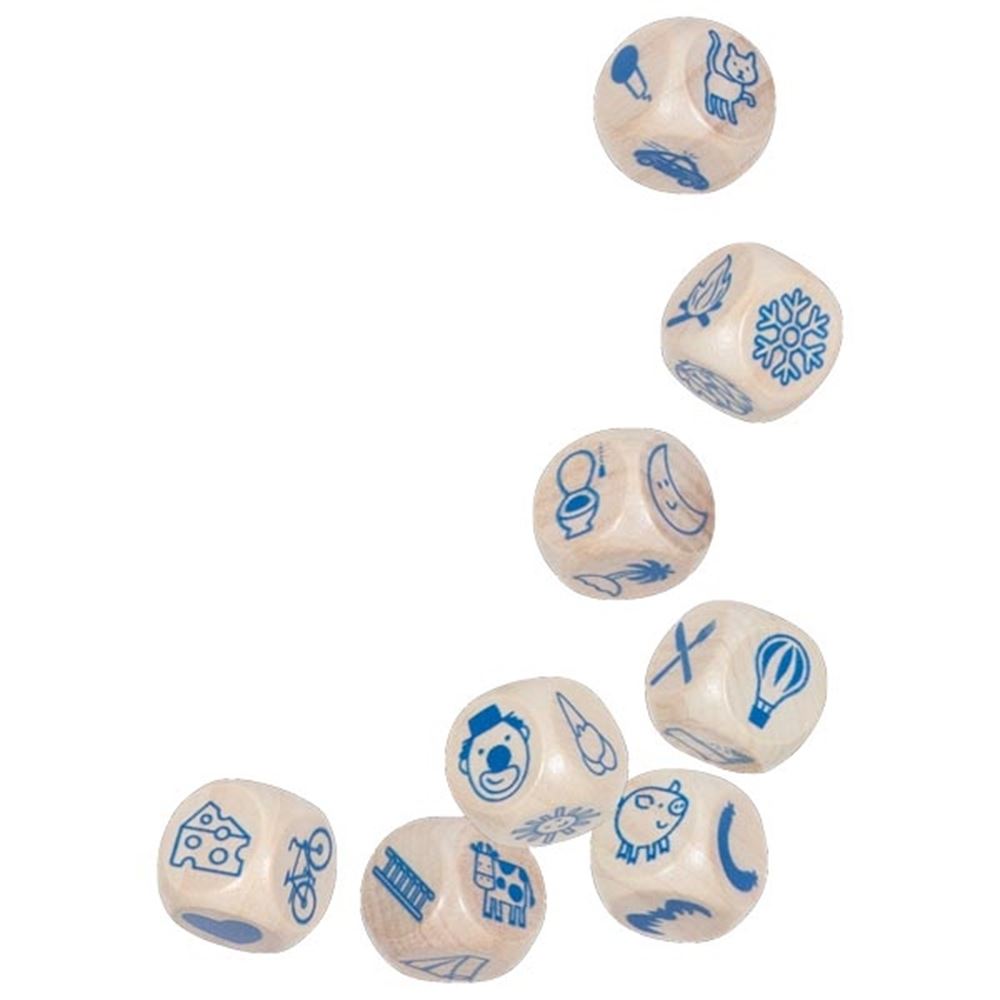 Goki story cubes in blikken doos. 9 delig. 6+