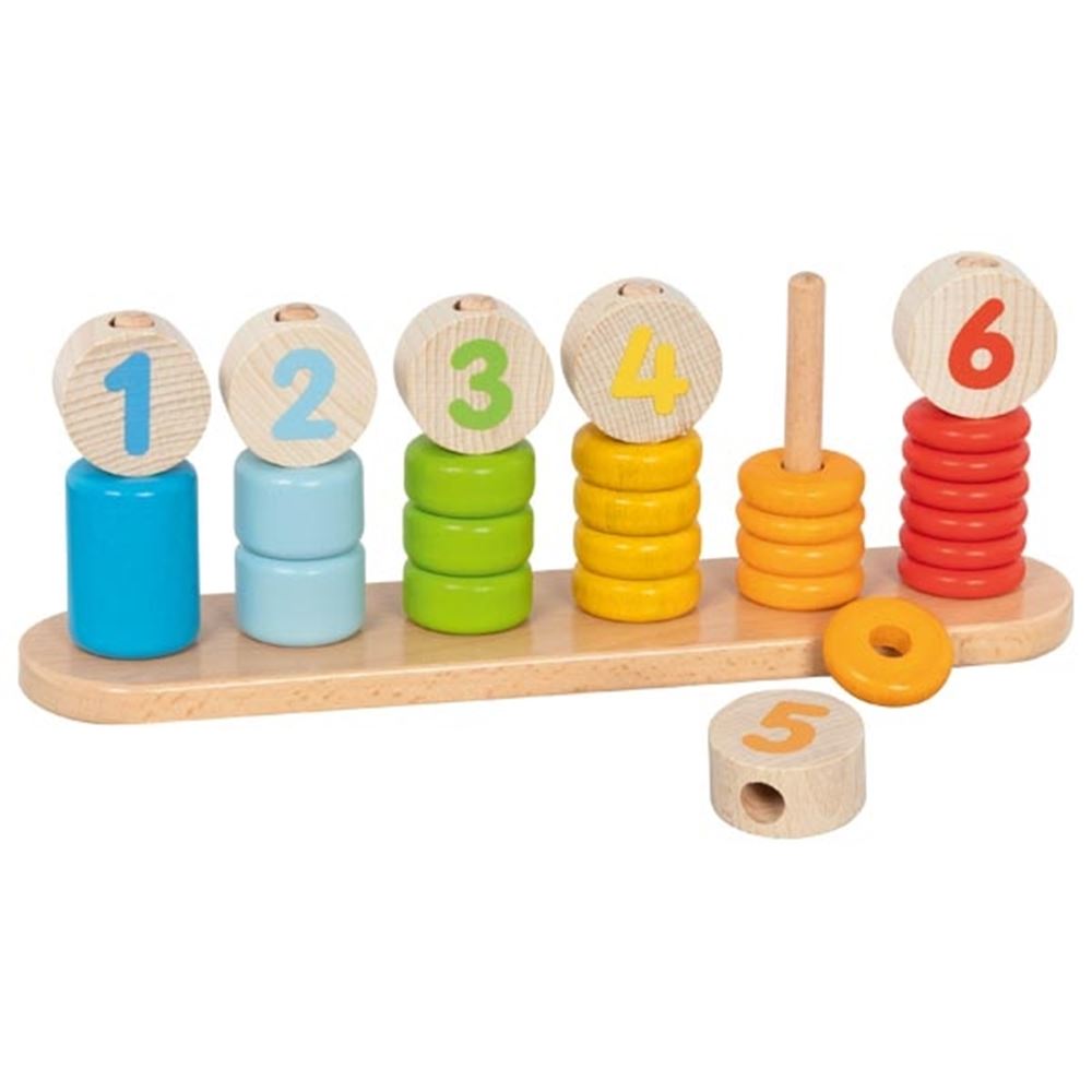 Leer tellen, gezichten. 28 delig. 2+