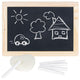 Goki leisteen met houten frame. 7 delig. 3+