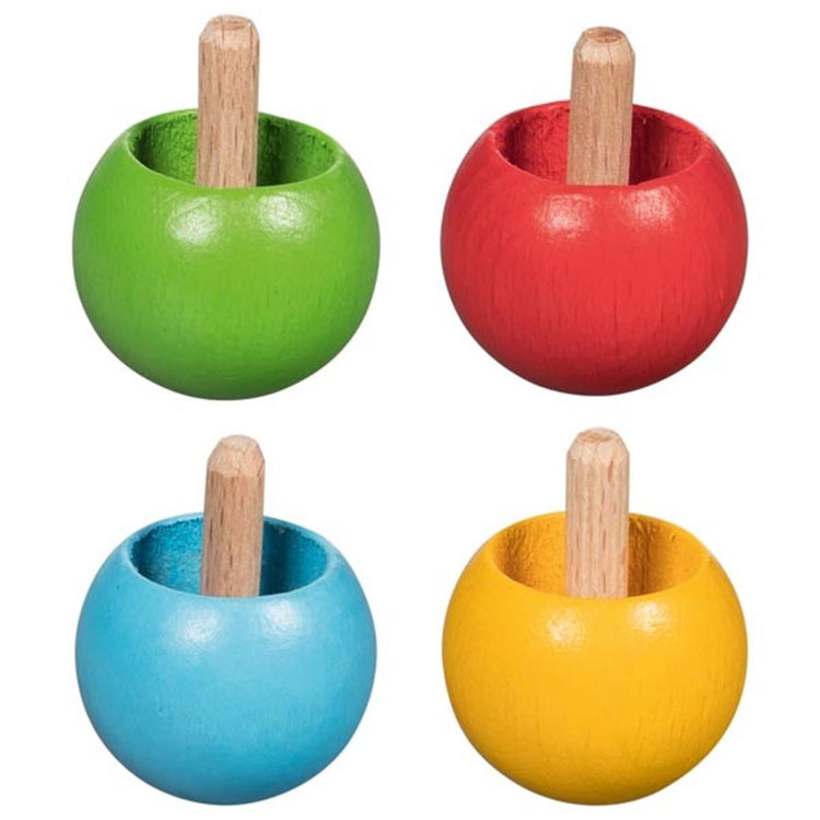Omslagtollen, tippy top. 3 cm. 4 kleuren