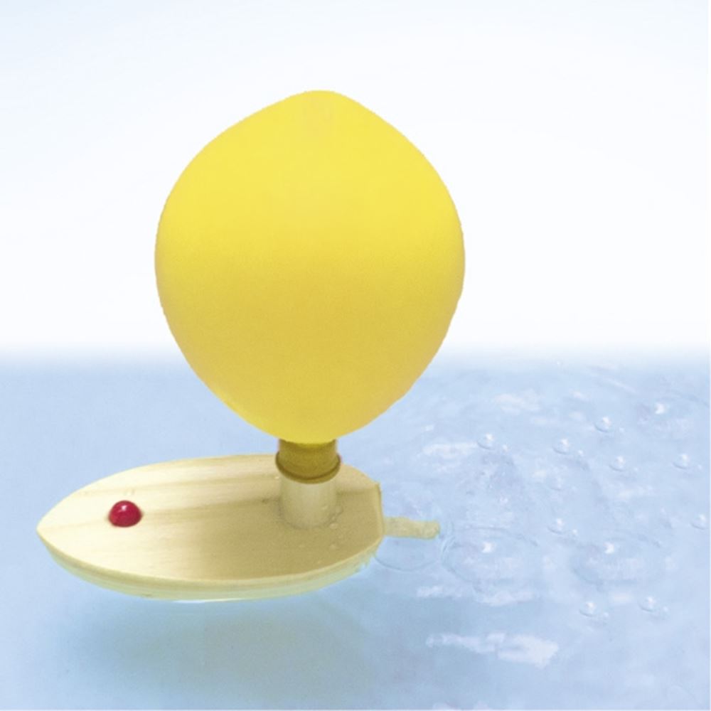Goki luchtballonboot hout 14,5 x 6 x 6 cm