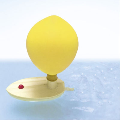 Goki luchtballonboot hout 14,5 x 6 x 6 cm