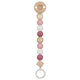 Goki houten fopspeenketting hart roze