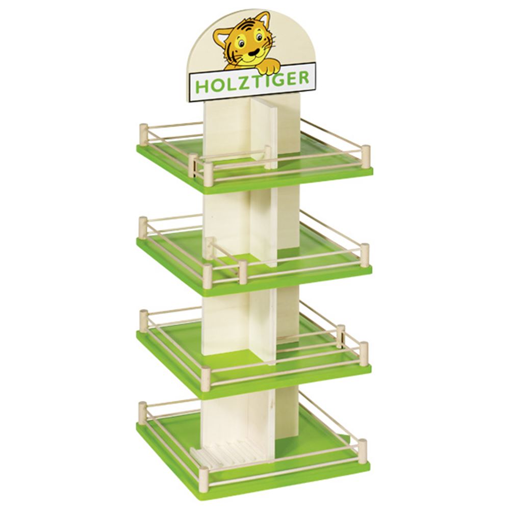 Draaibare holztiger display. (leeg)