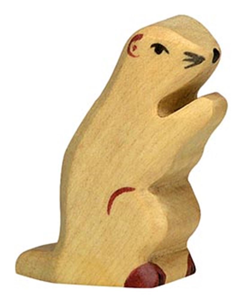 Holztiger groundhog. 6,5 cm.