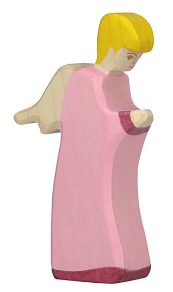 Holztiger engel 3, staand. 5,5 cm.