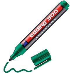 Permanent marker 300 edding ronde punt 1-3mm groen