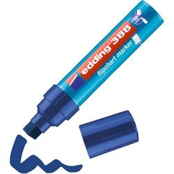 Flipovermarker edding 388 blauw 4-12 mm