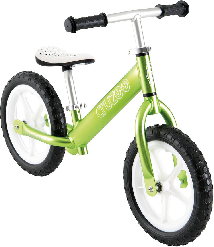 Cruzee ultralite balance bike 12″ green