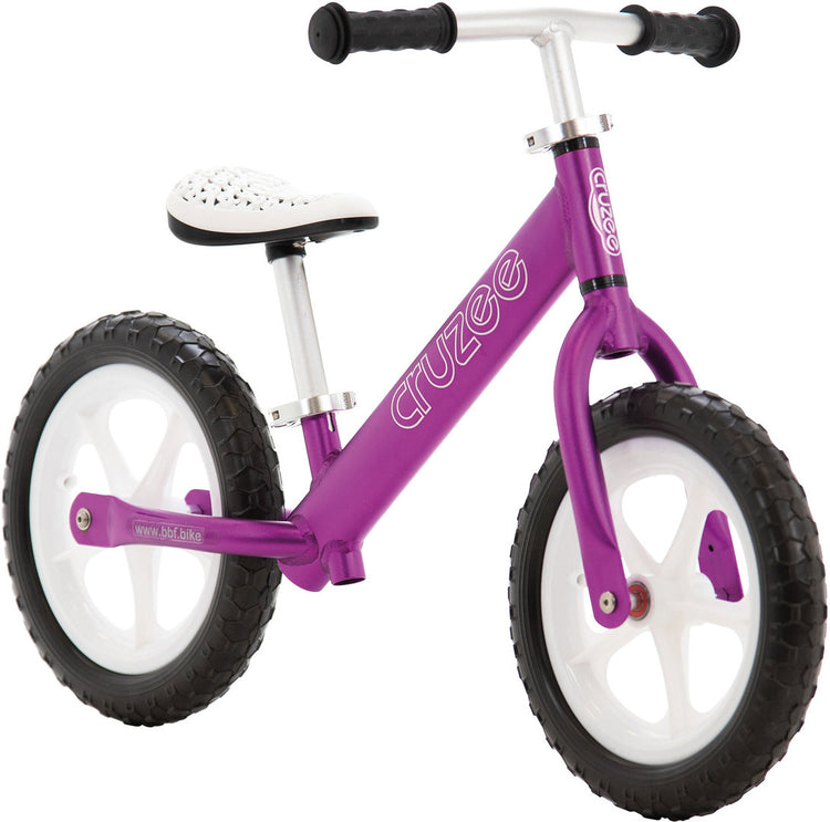 Cruzee ultralite balance bike 12 purple